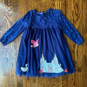 Baby Boden tulle dress with embroidery size 3-4Y
